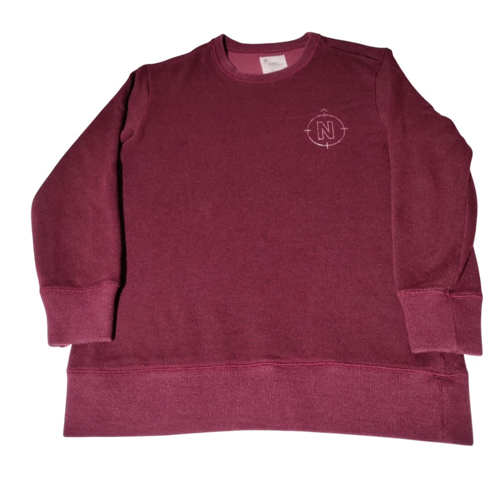 Askov Finlayson Sweatshirt, Size‎ M Maroon / Red Faded Long Sleeve